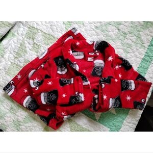 Disney Star Wars Christmas Darth Vader Santa Hat Cozy Drawstring Robe Boys' 8